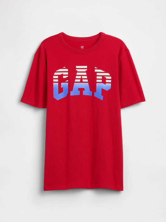 Kırmızı Gap Logo T-shirt