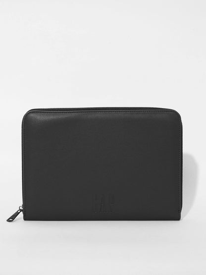 Siyah Gap Logo Clutch Çanta