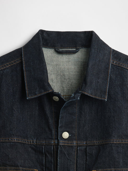 Koyu Mavi Heavyweight Denim Ceket