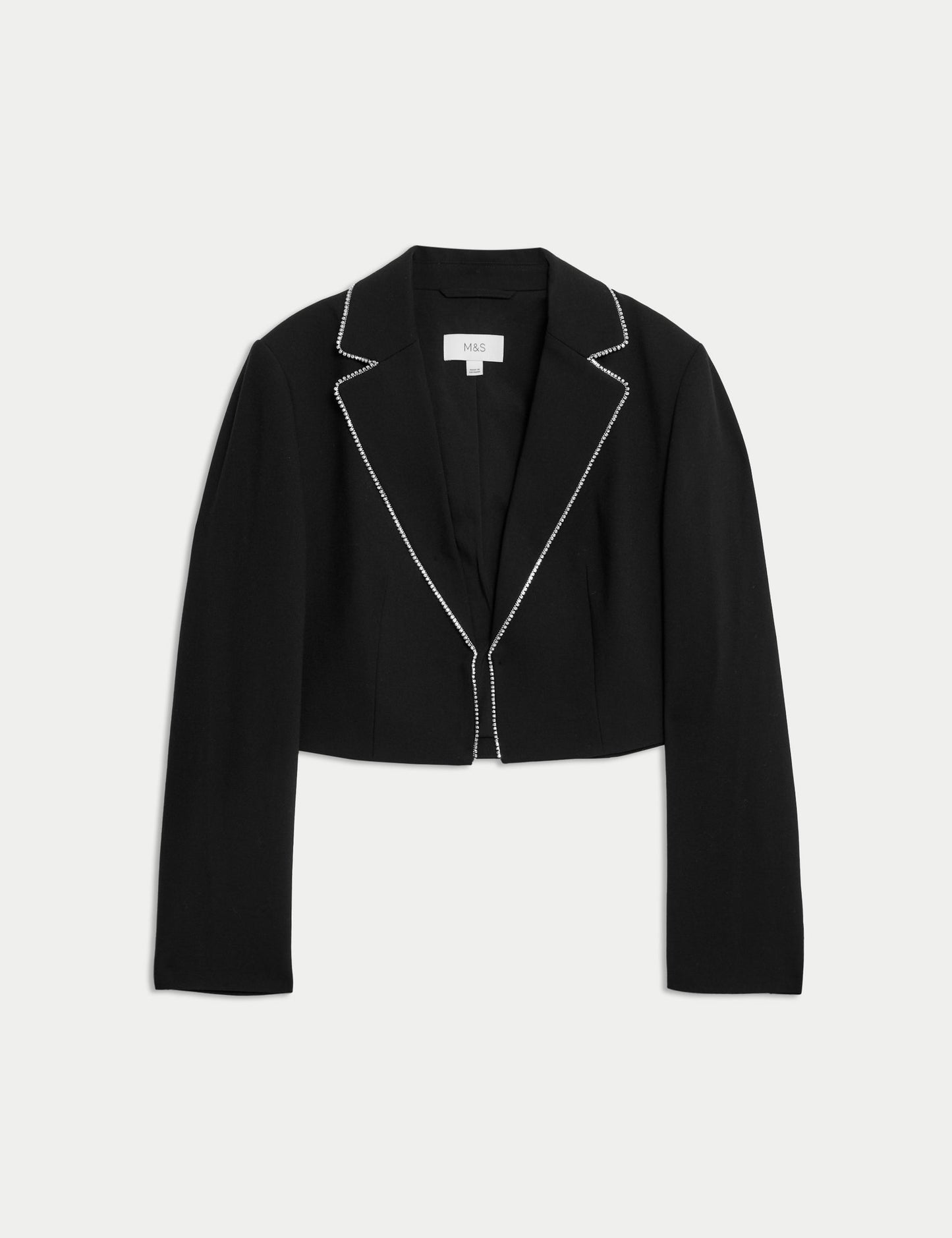 Özel Tasarım Işlemeli Kısa Blazer Ceket
