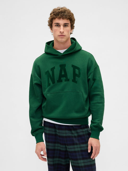 Yeşil Vintagesoft Nap Logo Sweatshirt