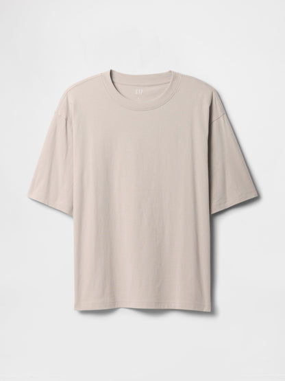 Bej Vintagesoft Boxy T-shirt