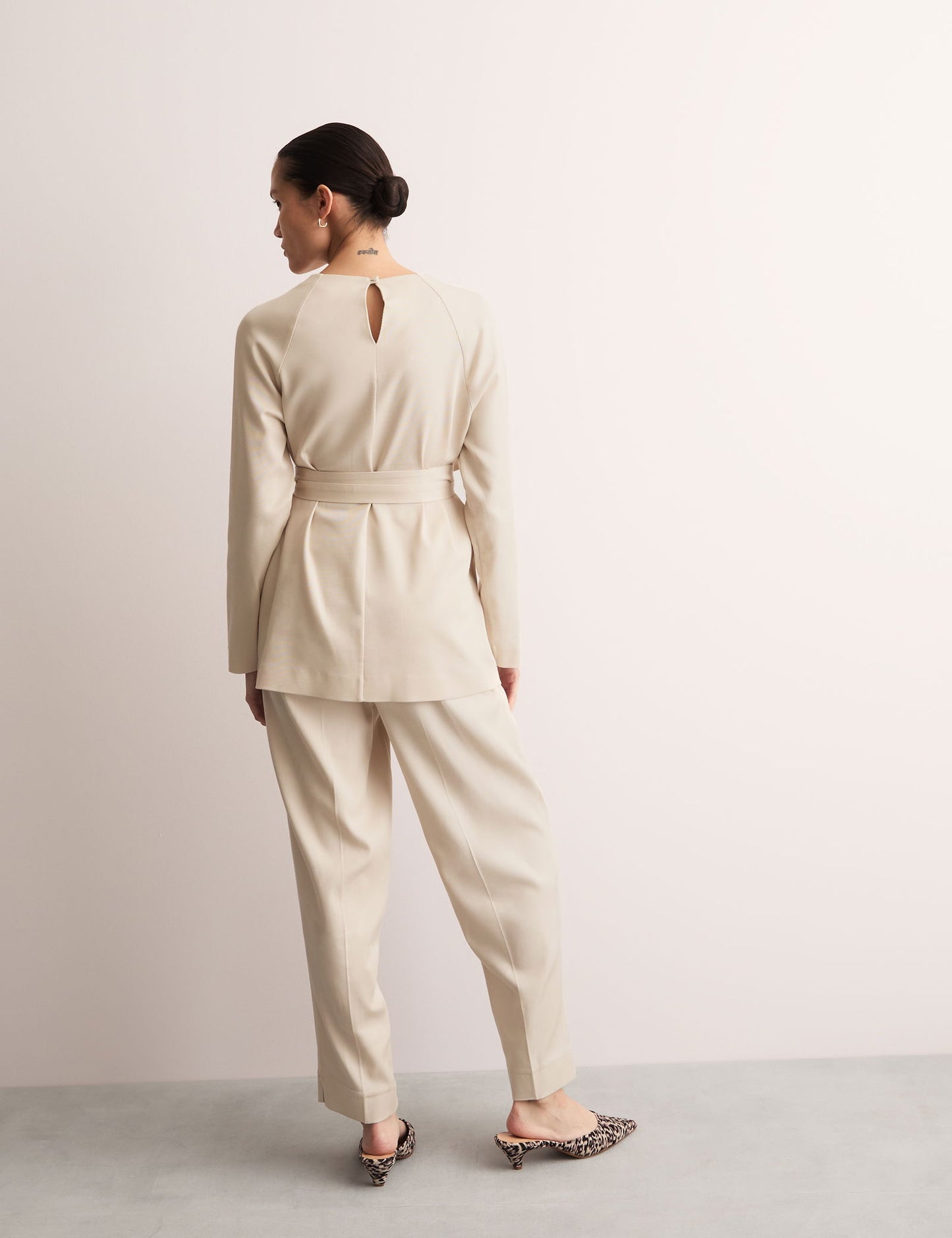 Jersey Wide Leg Pantolon