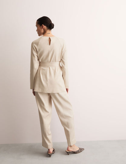 Jersey Wide Leg Pantolon