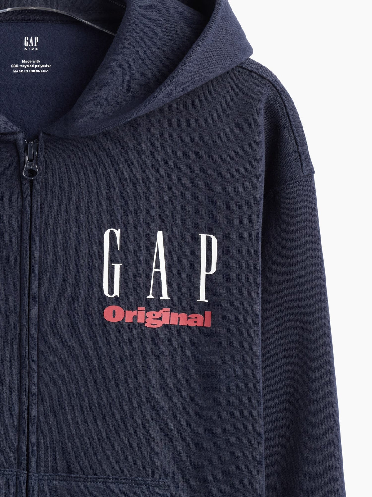 Lacivert Vintagesoft Logo Fermuarlı Sweatshirt