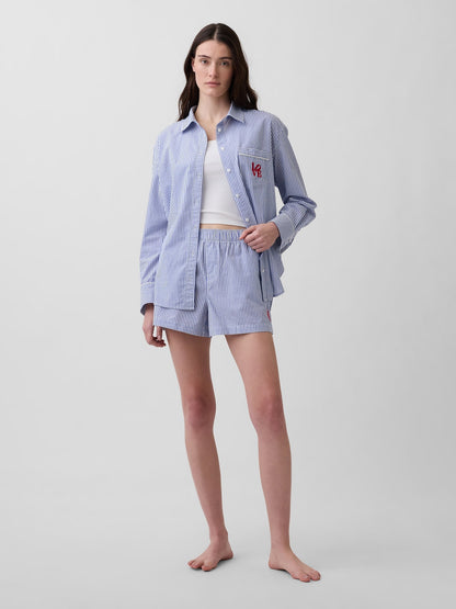 Mavi Robert Indiana Love Poplin Pijama Boxer Şort