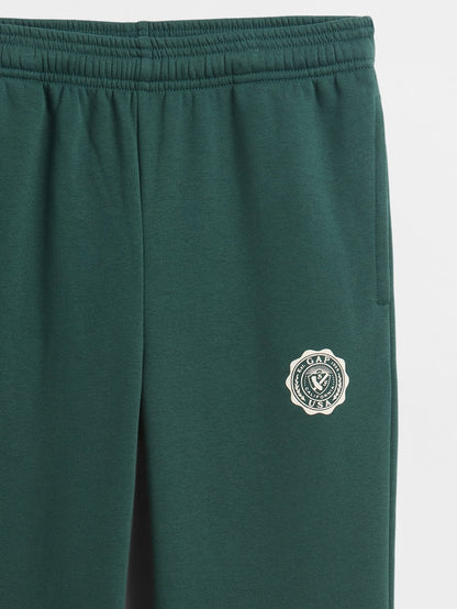 Koyu Yeşil Vintagesoft Relaxed Logo Jogger Eşofman Altı