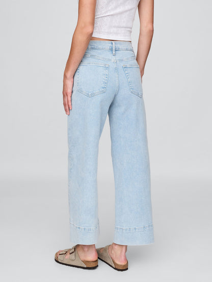 Mavi High Rise Stride Wide-leg Ankle Jean Pantolon