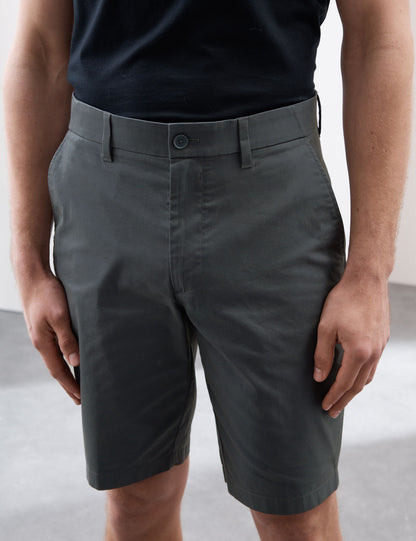 Pamuk Karışımlı Regular Fit Lightweight Chino Şort