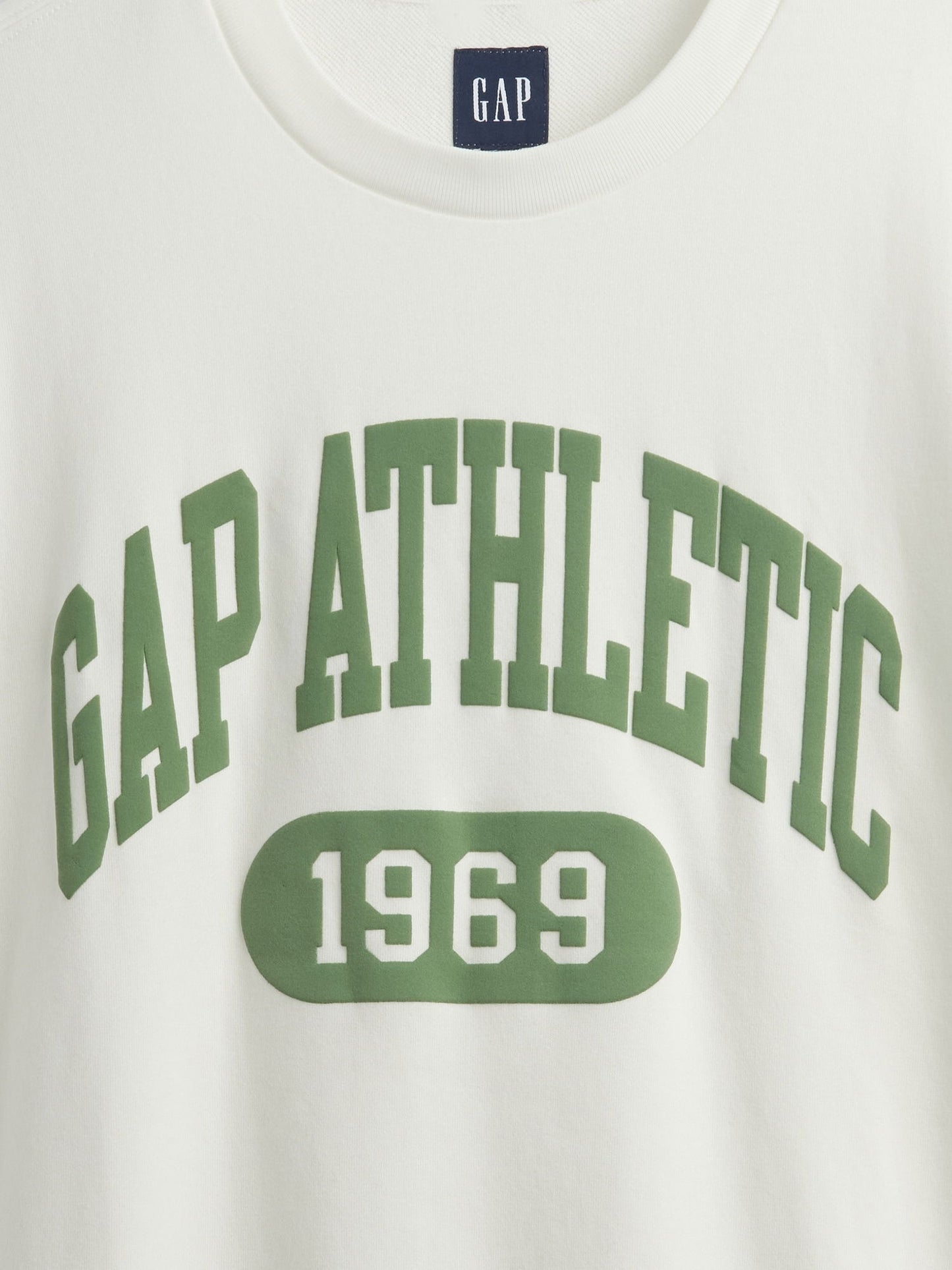Beyaz Vintagesoft Athletic Gap Logo Sweatshirt