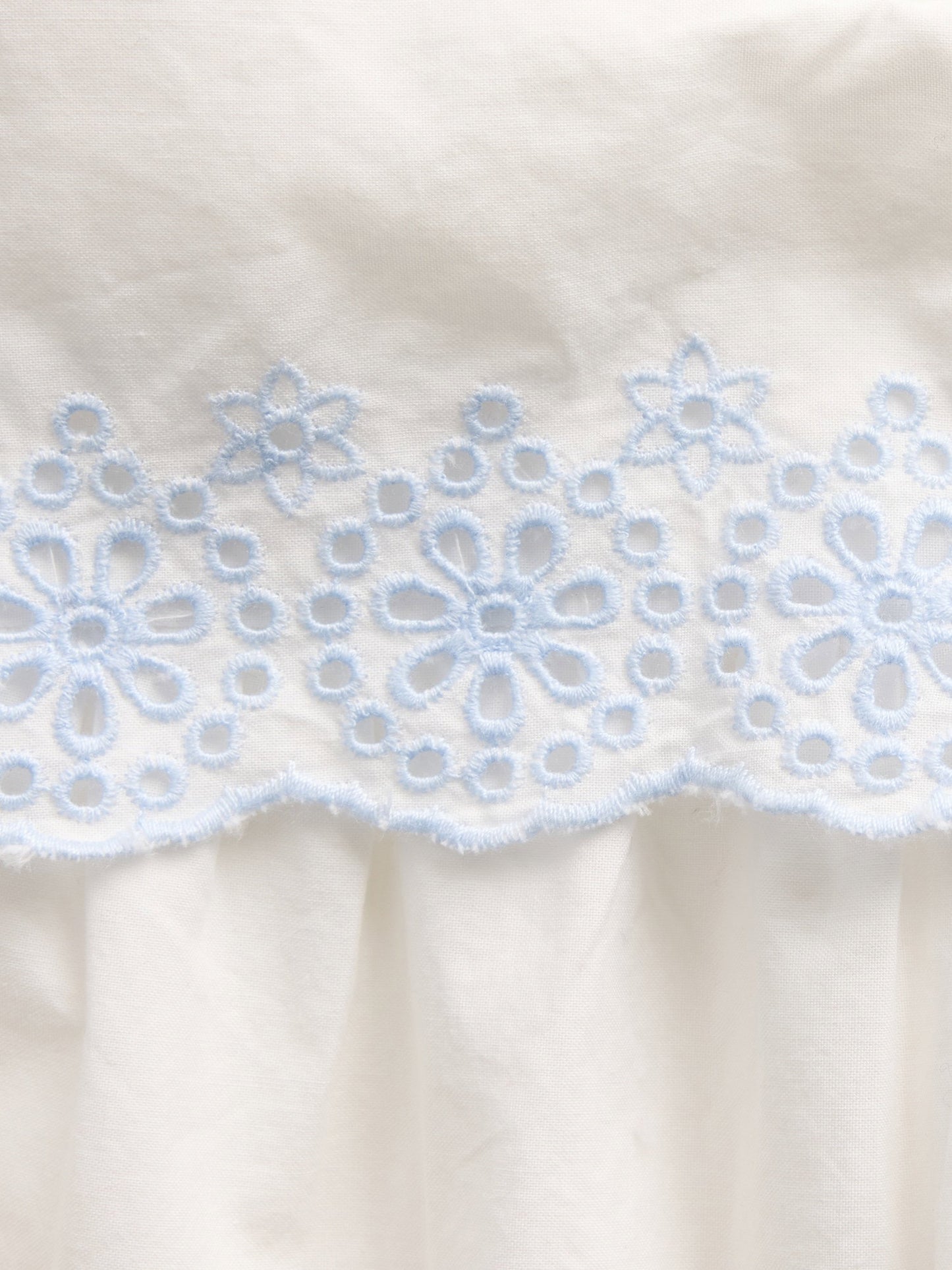 Beyaz Eyelet Sailor Elbise