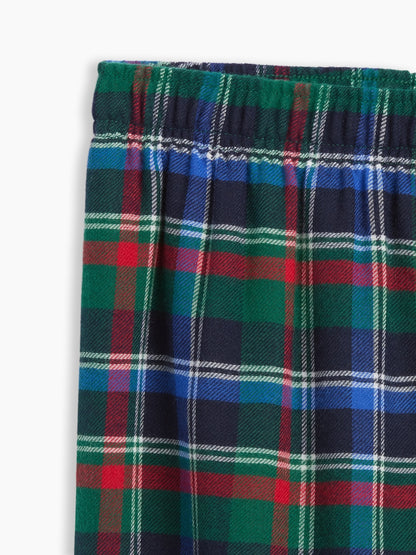 Çok Renkli Ekose Flannel Pijama Altı