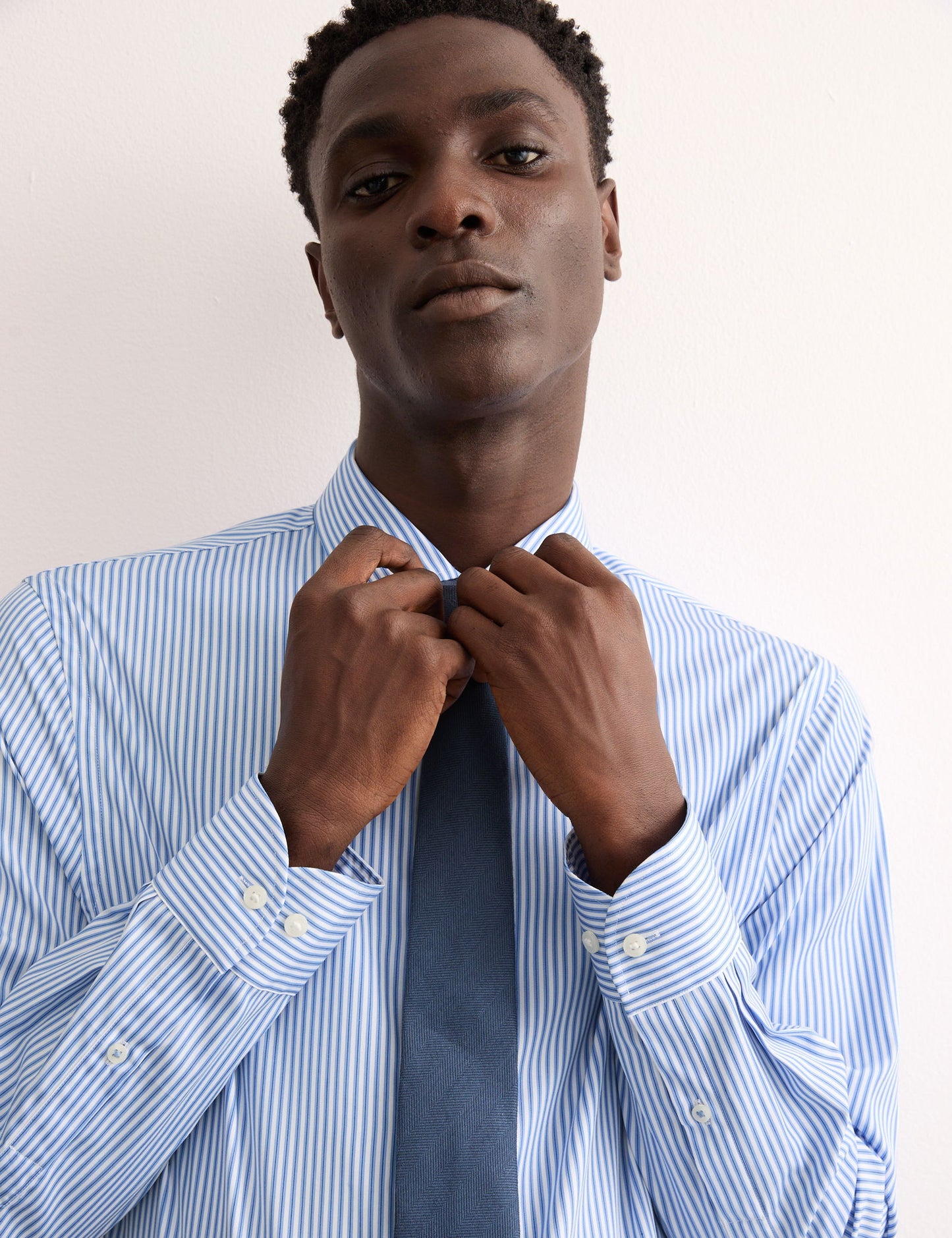 Saf Pamuklu Tailored Fit Uzun Kollu Gömlek