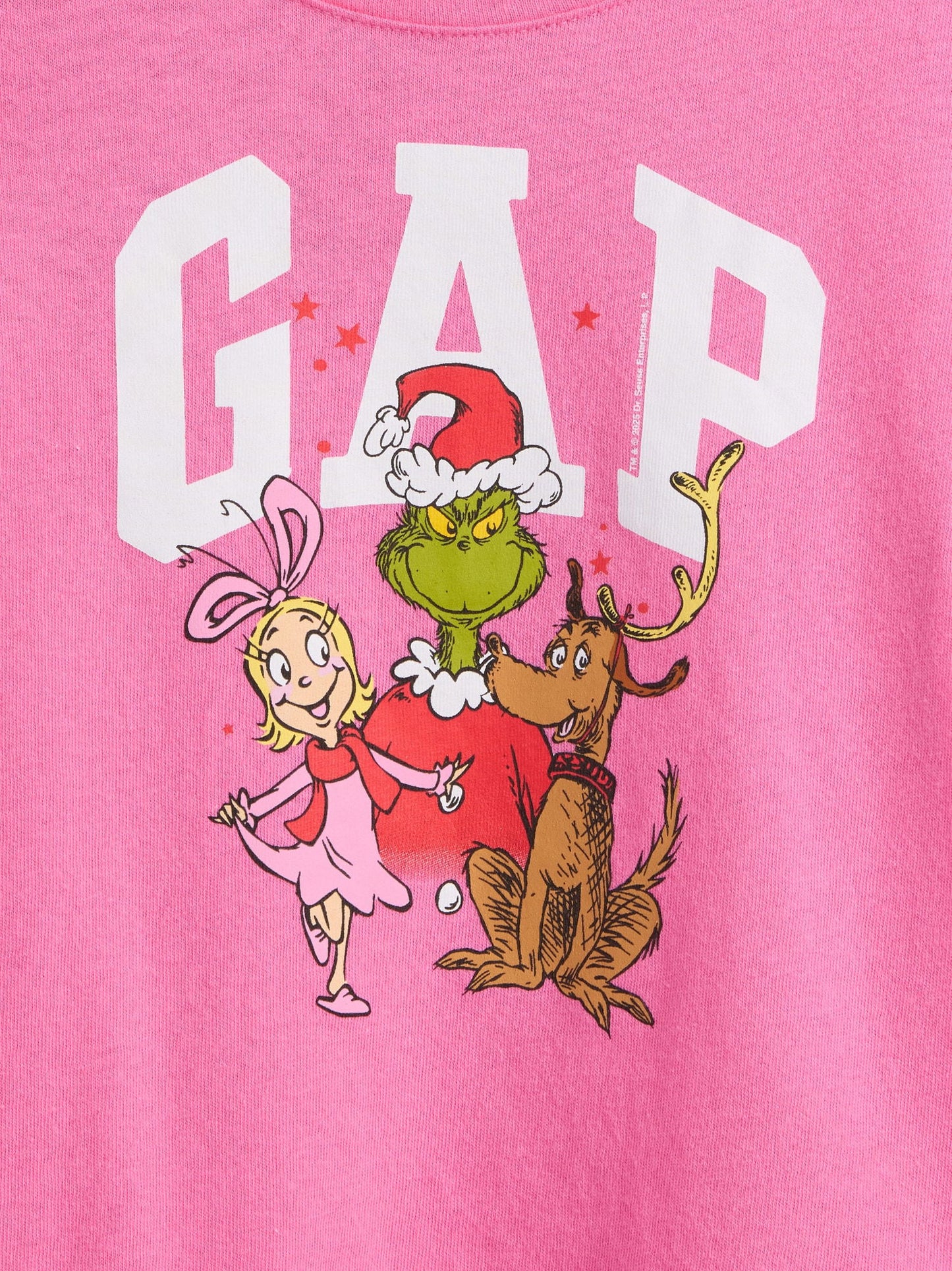 Pembe Dr. Seuss™ Puff Sleeve Logo T-shirt