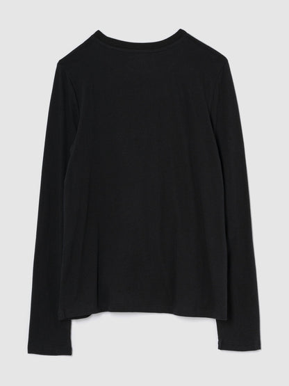 Siyah Gap Logo T-shirt