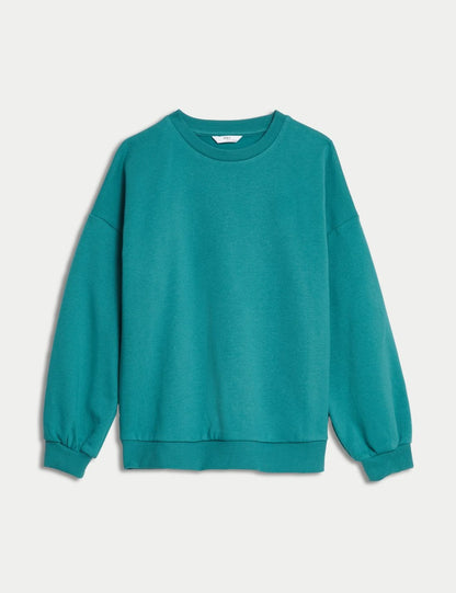 Regular Fit Yuvarlak Yaka Sweatshirt (6-16 Yaş)