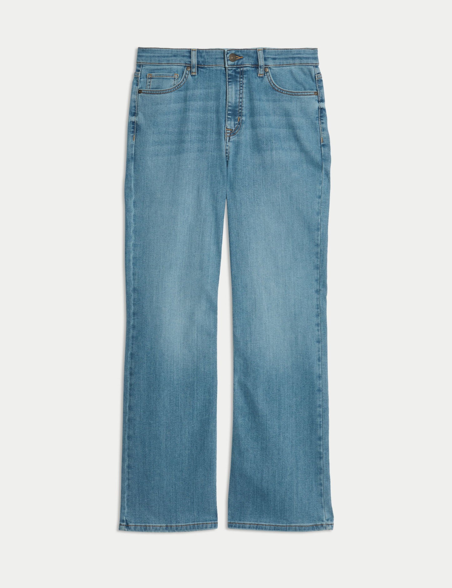 Lyocell Karışımı Yüksek Bel Flared Jeans