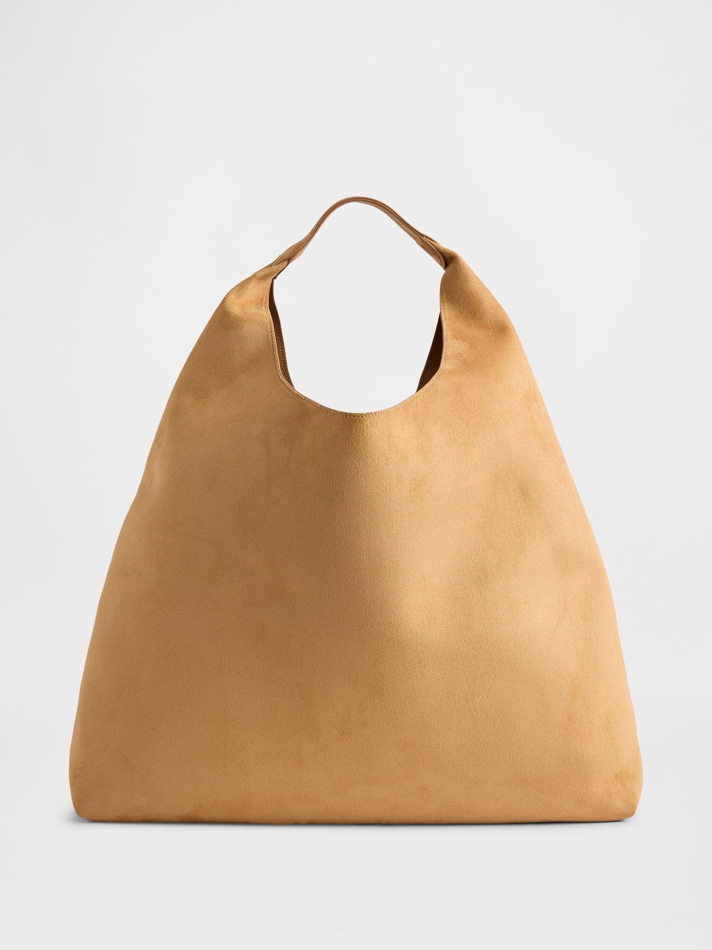 Bej Vegan Süet Tote Bag