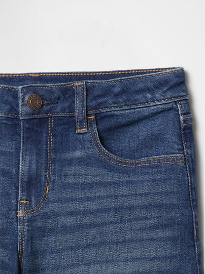 Mavi Denim Midi Şort