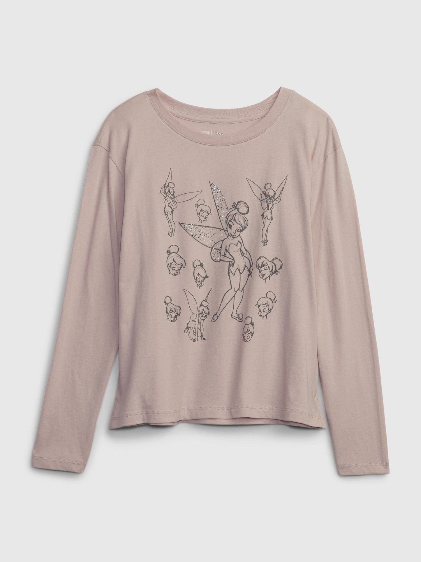 Pembe Organik Pamuk Disney Grafikli T-shirt