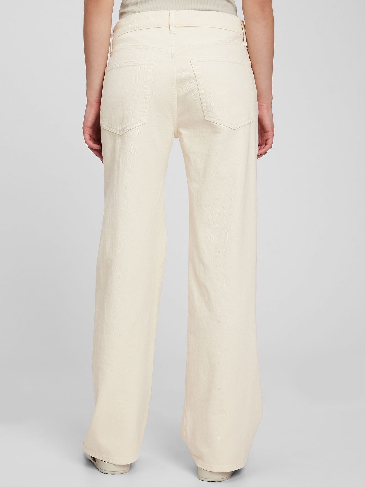 Bej Low Rise Stride Washwell™ Jean Pantolon