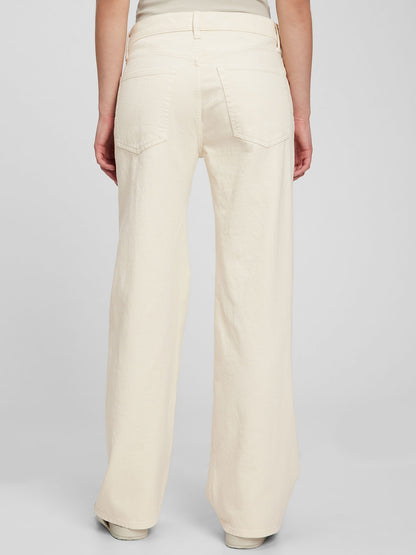 Bej Low Rise Stride Washwell™ Jean Pantolon