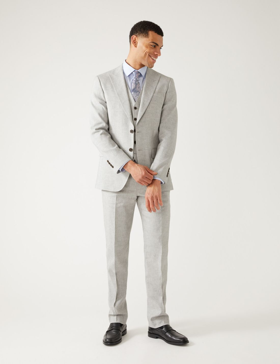 Tailored Fit Italian Linen Miracle™ Ceket