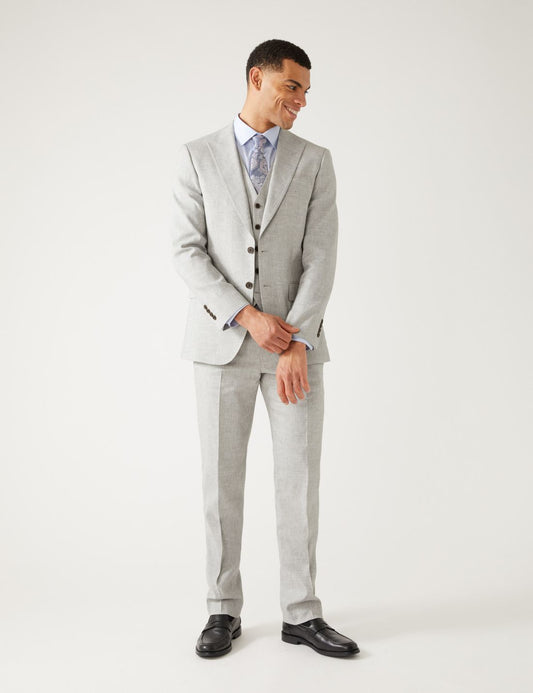 Tailored Fit Italian Linen Miracle™ Pantolon
