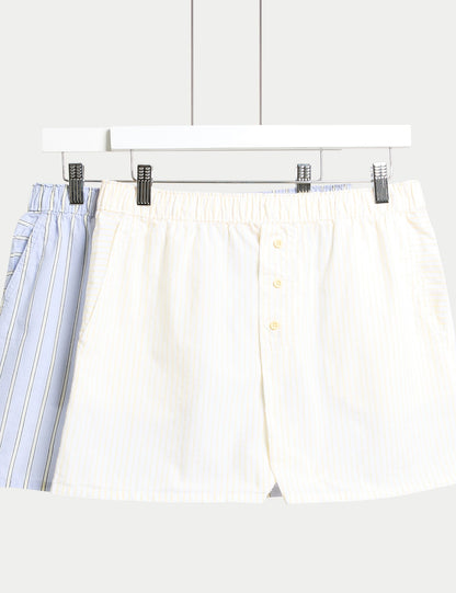 2’li Saf Pamuklu Cool Comfort:trade_mark: Pijama Şortu Seti