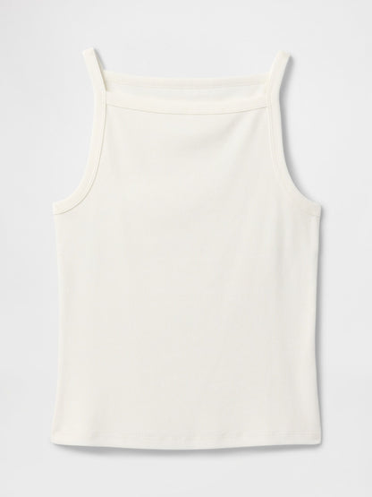 Beyaz Halter Yaka Modern Atlet