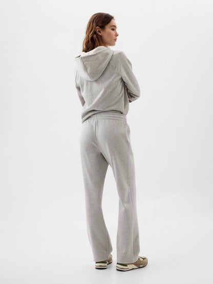 Gri Gap Logo Bootcut Fleece Eşofman Altı