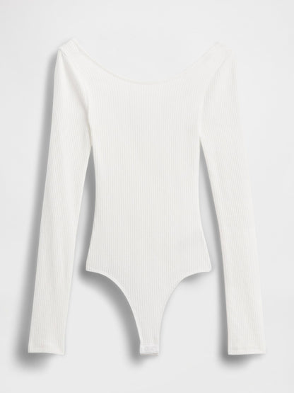 Beyaz Gapstudio Pointelle Bodysuit