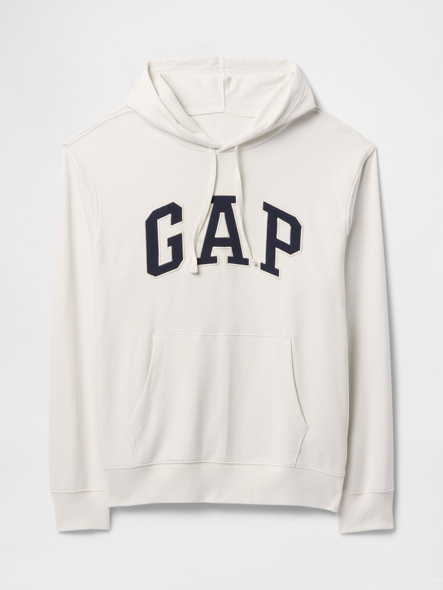 Beyaz Gap Logo Fransız Havlu Kumaş Sweatshirt