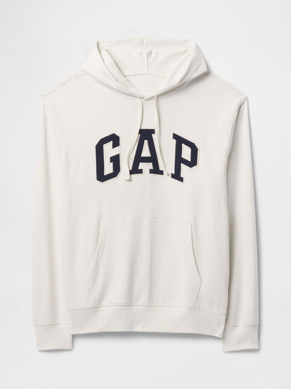 Beyaz Gap Logo Fransız Havlu Kumaş Sweatshirt