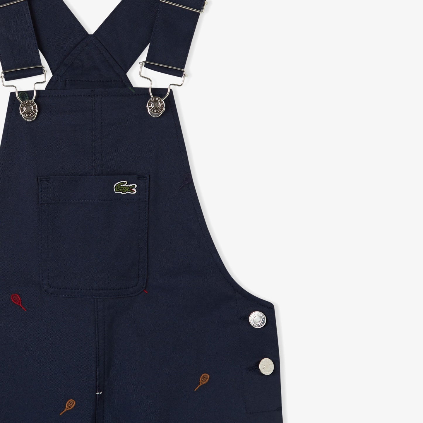 Lacoste Kız Çocuk Desenli Lacivert Elbise