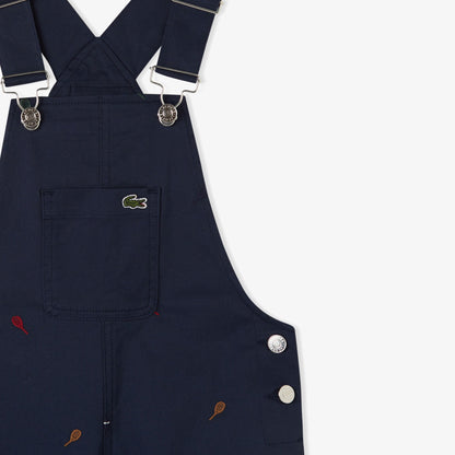 Lacoste Kız Çocuk Desenli Lacivert Elbise