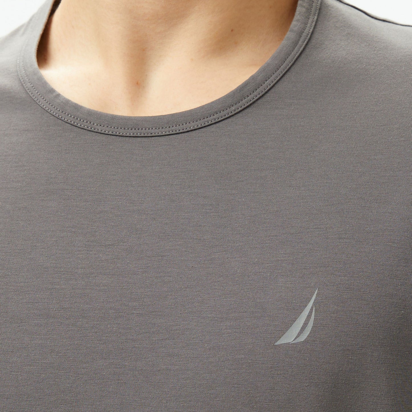 Nautica Erkek Gri Regular Fit T-shirt