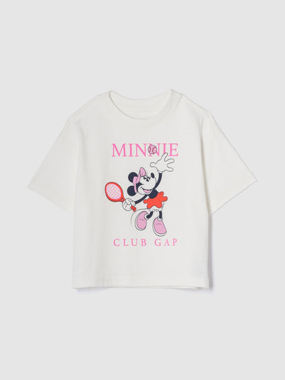 Beyaz Gap × Disney Grafik T-shirt