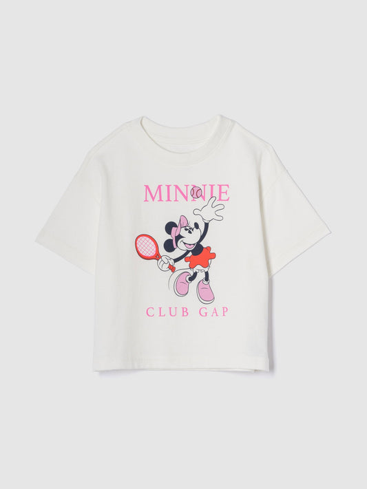 Beyaz Gap × Disney Grafik T-shirt