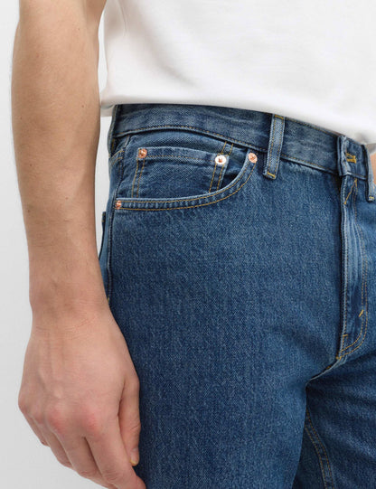 Relaxed Fit Düz Paça Jeans