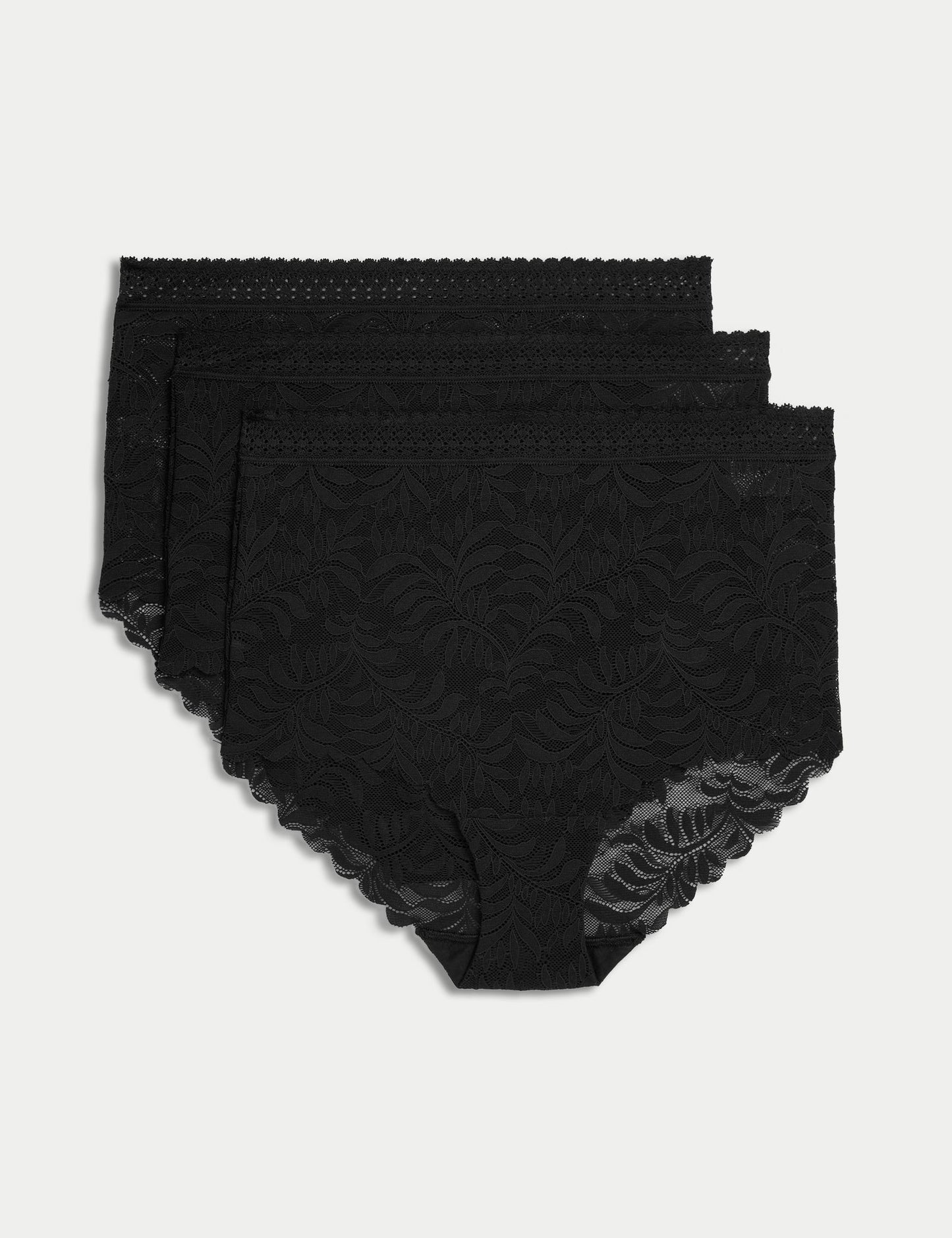 3'lü Flexifit™ Dantel Full Brief Külot Seti