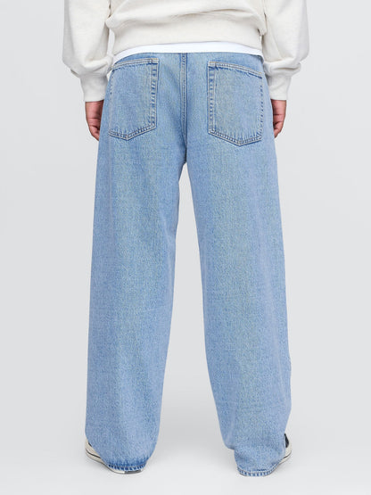 Açık Mavi Extra Baggy Jean Pantolon
