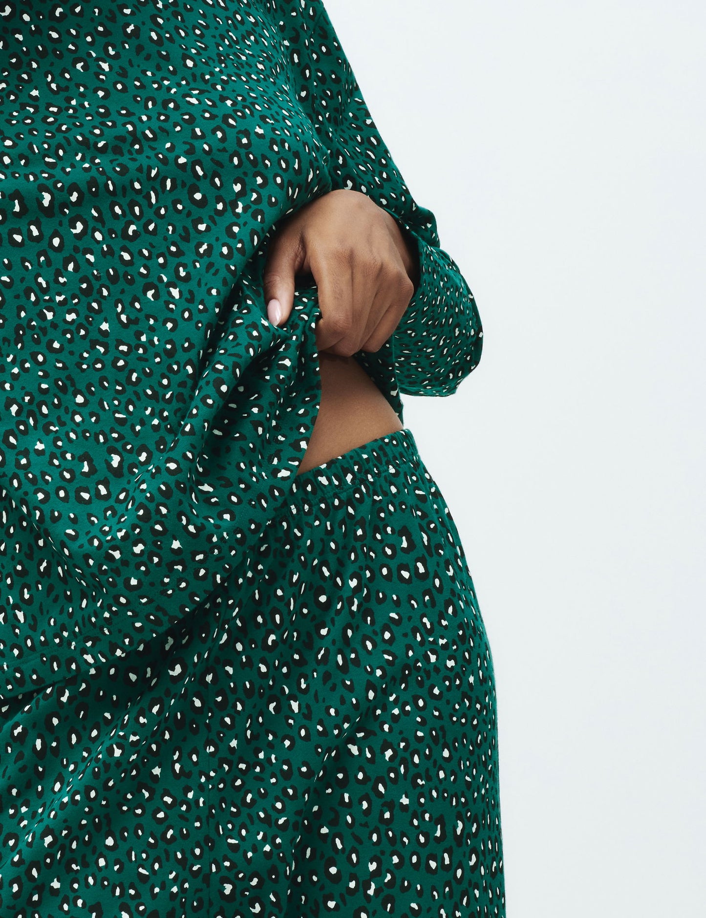 %100 Pamuklu Baskılı Pijama Takımı