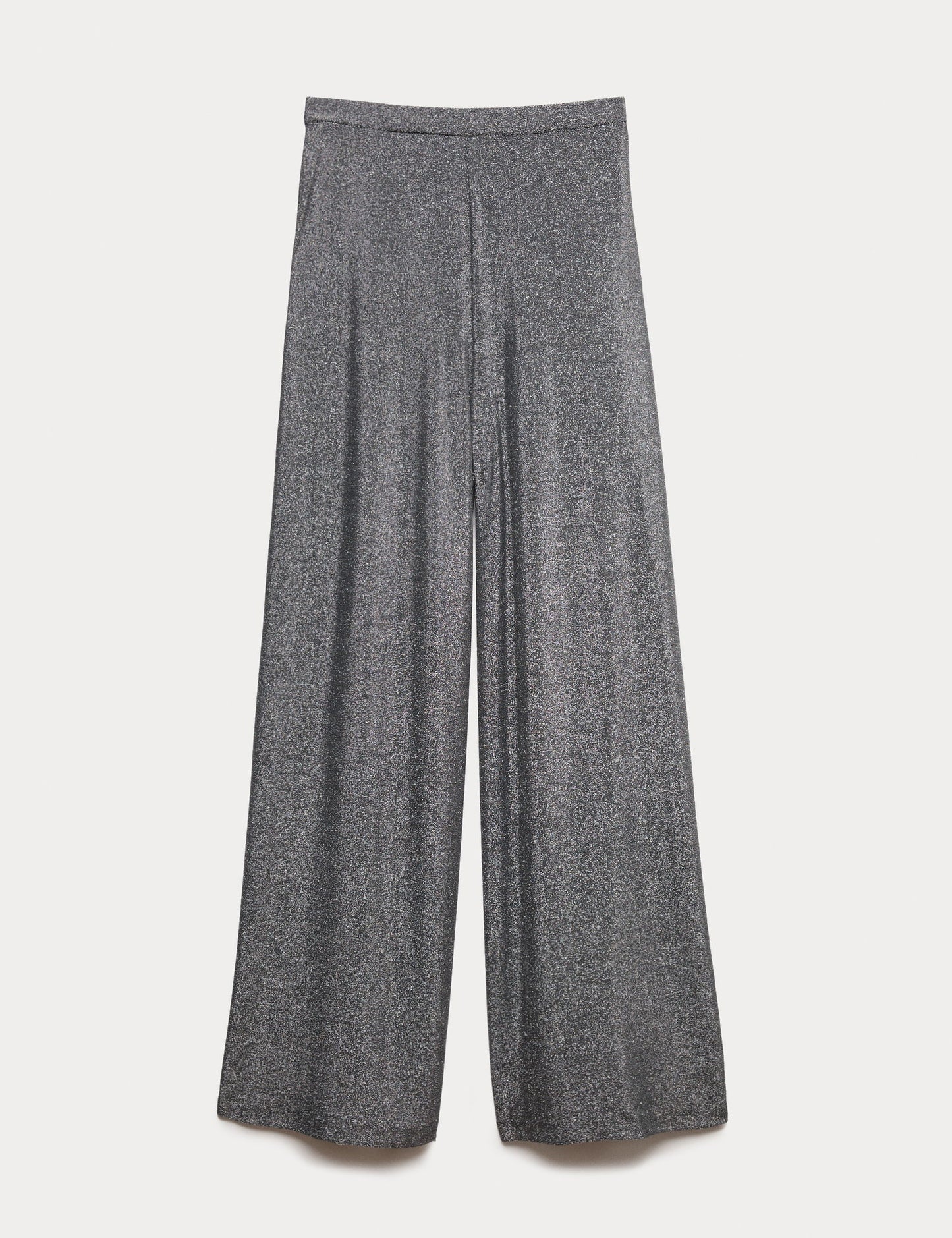 Parıltılı Geniş Paça Pantolon