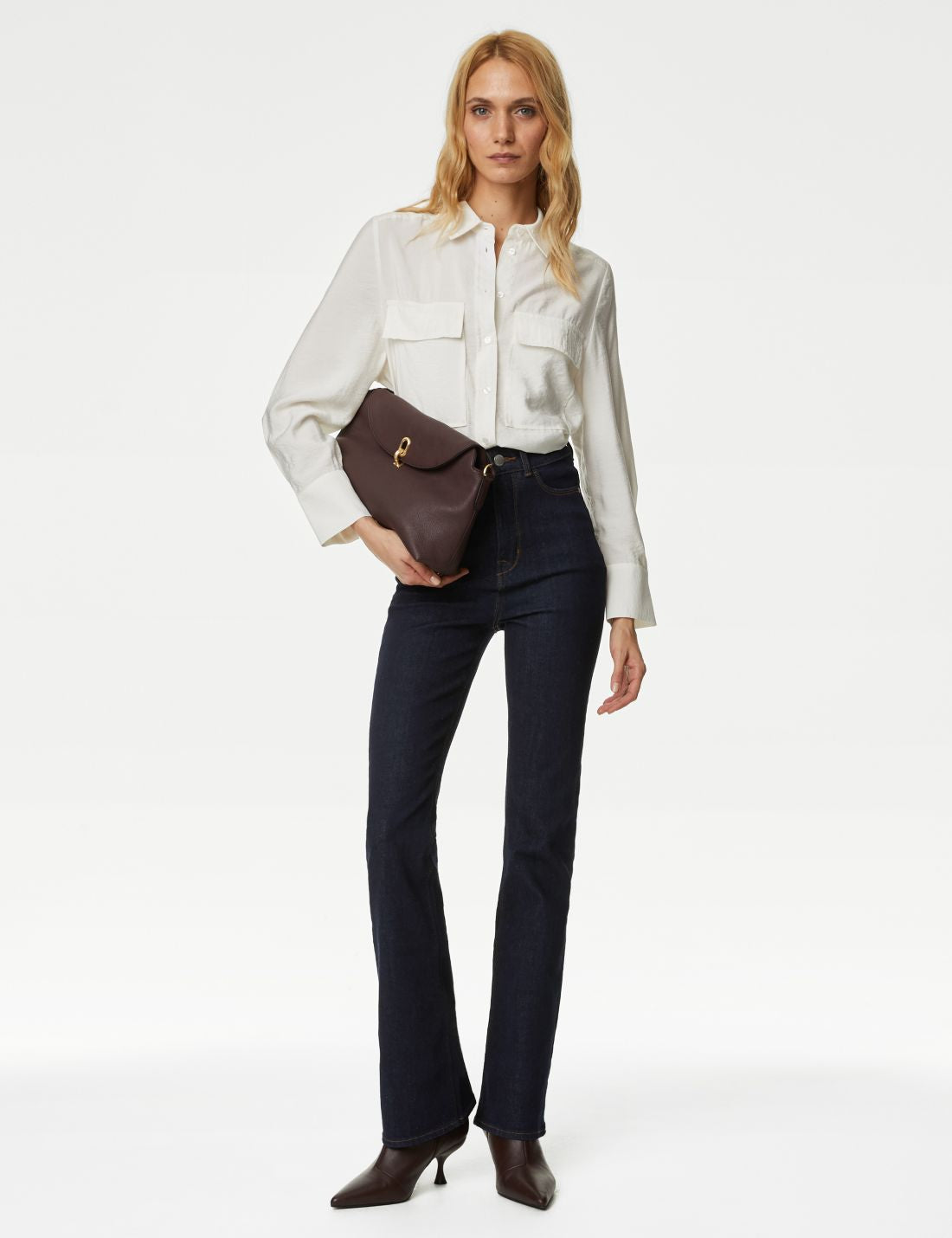 Yüksek Bel Slim Flare Magic Jean Pantolon