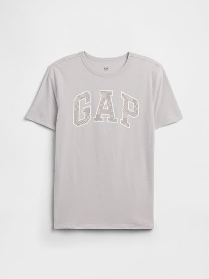 Açık Gri Gap Logo T-shirt