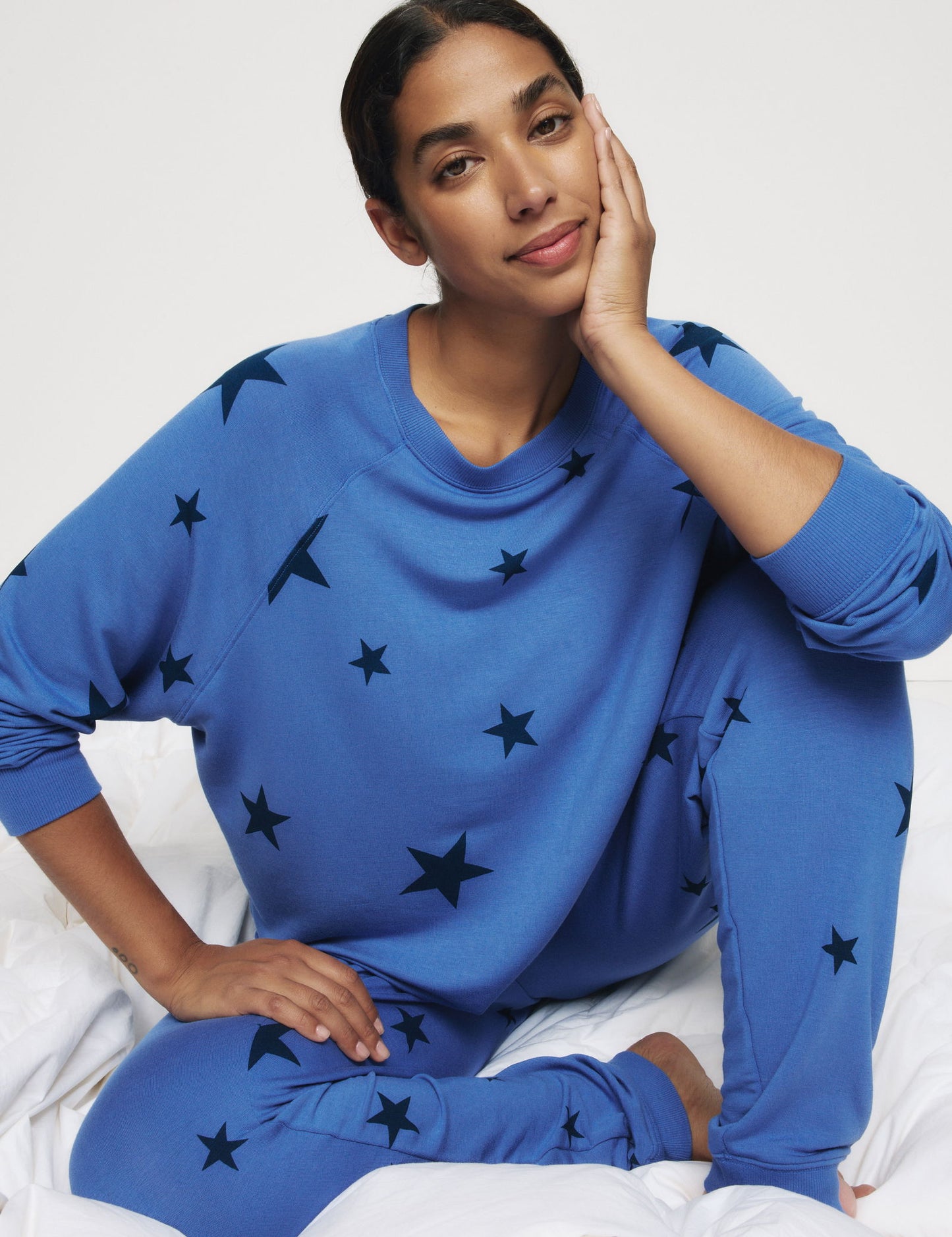 Yıldız Desenli Pijama Altı
