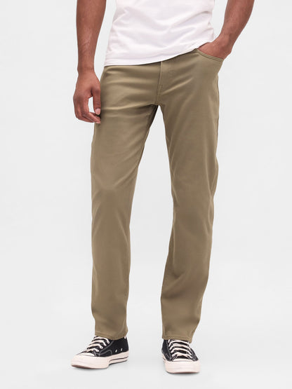Bej Straight Fit City Jean Pantolon