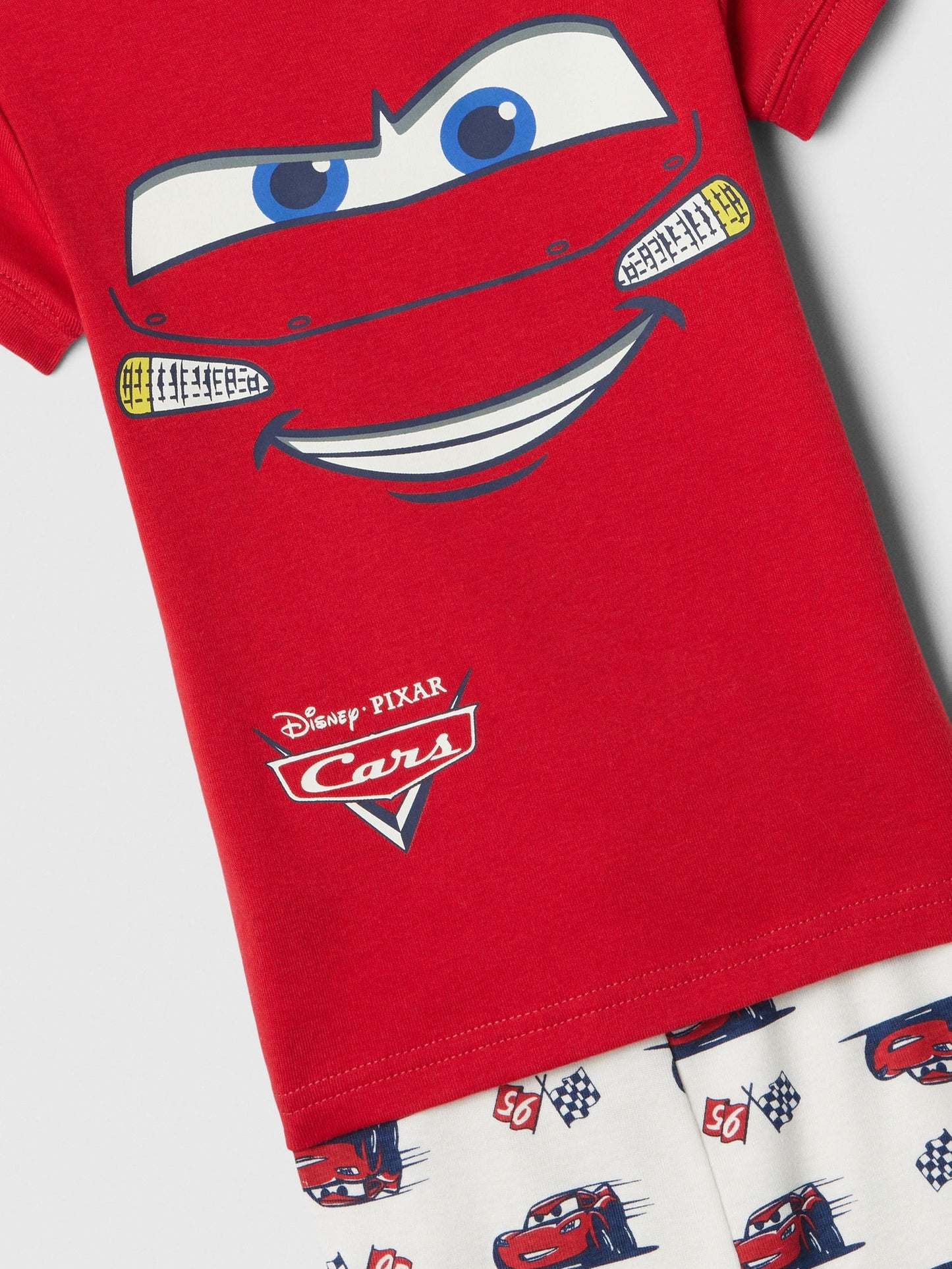 Kırmızı %100 Pamuk Disney Cars Grafikli Pijama Takımı