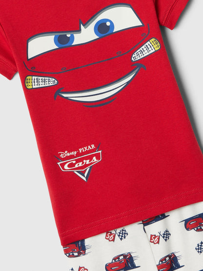 Kırmızı %100 Pamuk Disney Cars Grafikli Pijama Takımı